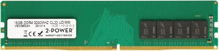 Immagine prodotto 2-Power 16GB DDR4 3200MHz CL22 DIMM (1 x 16GB, 3200 MHz, DDR4-RAM, DIMM)