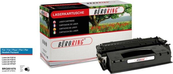 Image du produit Büroring Toner Cartridge, ersetzt HP Q7553 x, ca. 7.000 Seiten, schwarz