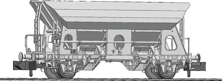 Fleischmann N SBB self-unloading wagon Fcs (Track N)
