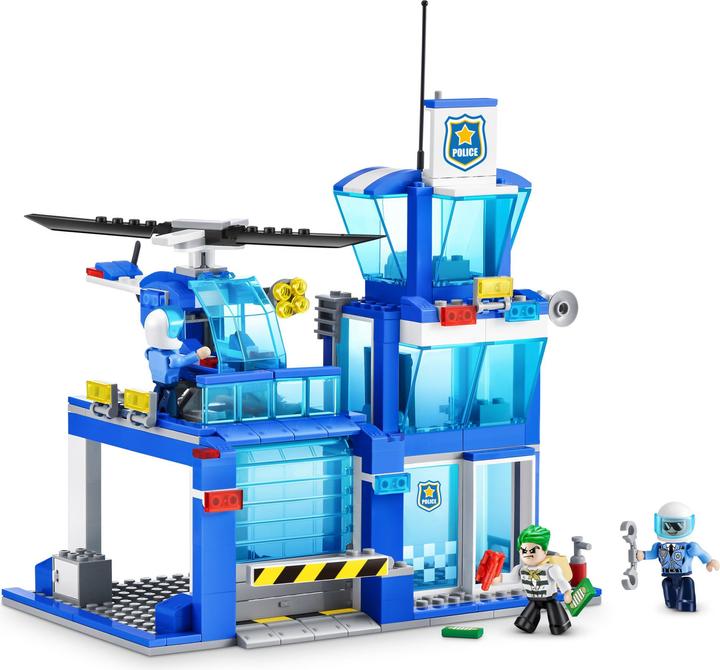 Actual product image Zuru Max City police station 321-parts