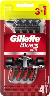 Gillette Blue3 Plus Disposable Razors 3+1 Pieces By