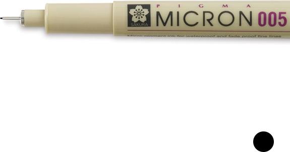 Actual product image Sakura Pigma Micron (Black, 1 x)