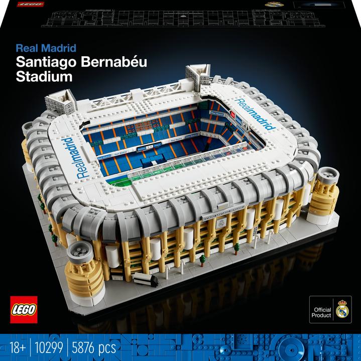 LEGO Real Madrid - Stadio Santiago Bernabéu (10299, LEGO Icons, Set LEGO rari)