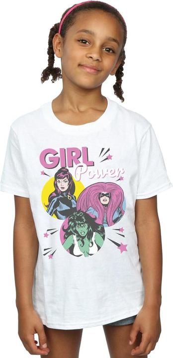 Actual product image Girls Girl Power Cotton T-Shirt (140, 146)