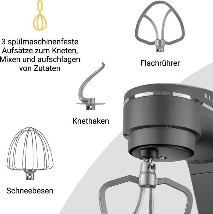 Produktbild KLAMER Küchenmaschine (1800 W)