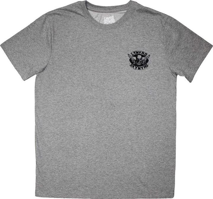 Lynyrd Skynyrd Mini Biker Patch Logo Mono TShirt