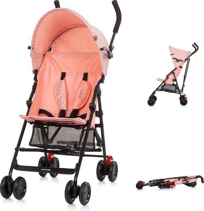 Produktbild Chipolino Amaya Rosa Leopard Golf Kinderwagen