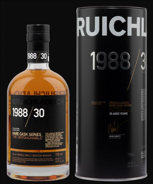 Image du produit Bruichladdich 1988 30 ans d'âge Rare Cask Series (Single Malt, Scotch Whisky)