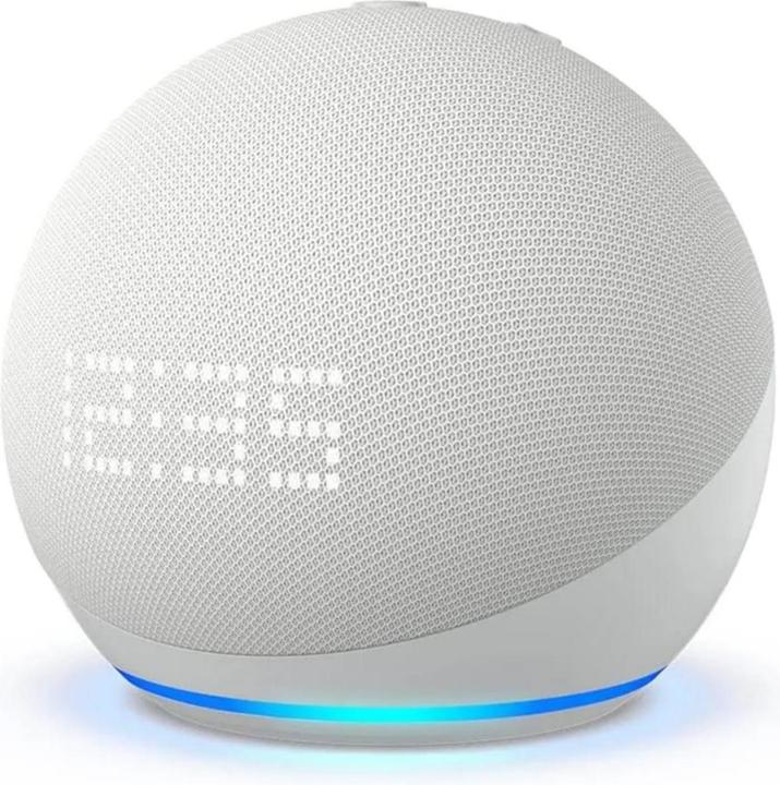 Amazon Echo Dot mit Uhr (5. Gen.) (Amazon Alexa)