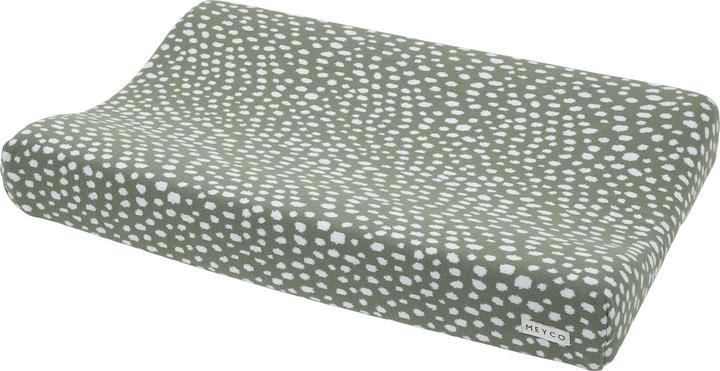Meyco Wickelauflagenbezug Cheetah - waldgrün - 50x70cm (50 x 70 cm)