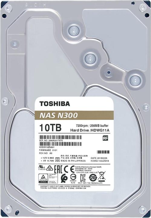 Produktbild Toshiba N300 Retail (10 TB, 3.5", CMR)