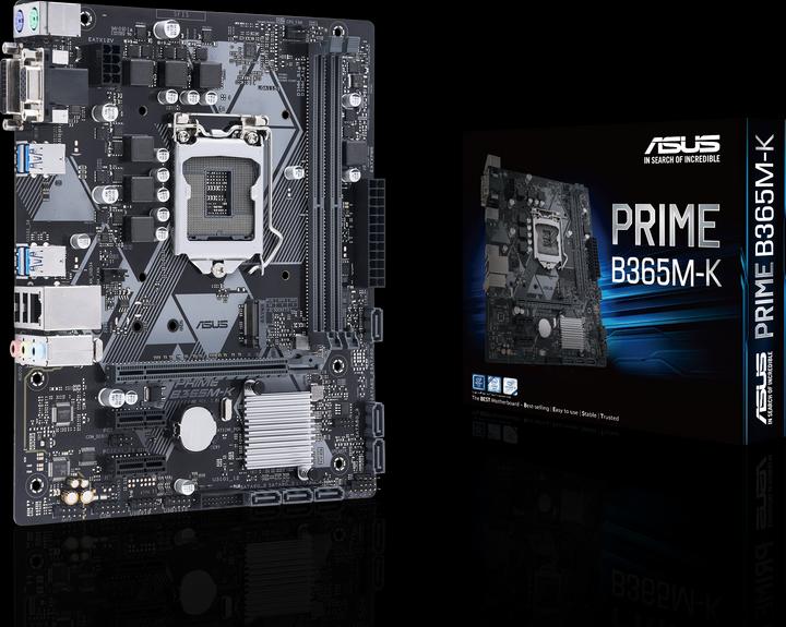 Actual product image ASUS Prime B365M-K (LGA 1151, Intel B365, uATX)