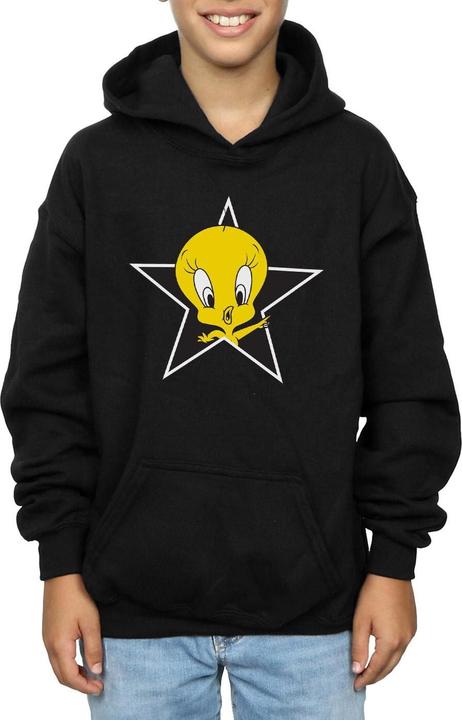Immagine prodotto Looney Tunes Tweety Pie Star Felpa con Cappuccio Ragazzi (140, 146)