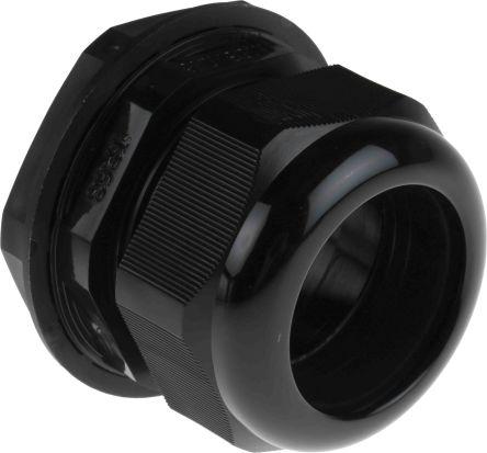 Actual product image Rs Pro IP68 Black Nylon Gland, M63, 34-44mm