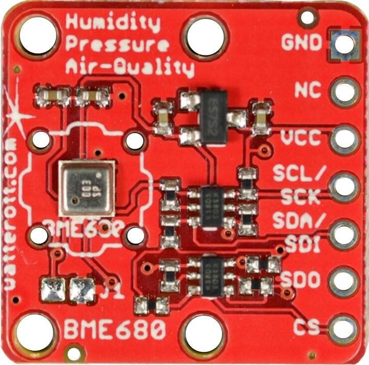 Produktbild Watterott BME688 Breakout Luftfeuchtigkeits-, Druck-, Temperatur- Luftgütesensor
