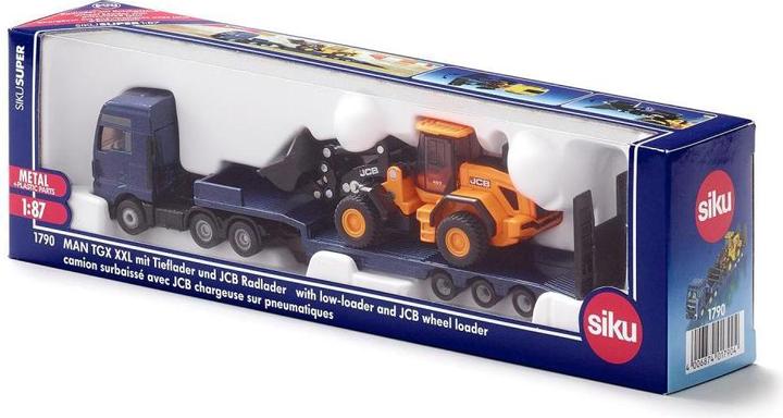 Produktbild Siku MAN-LKW JCB Radlader+Tieflader