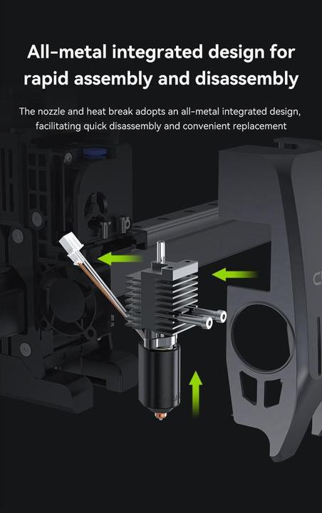 Immagine prodotto Creality Kit hotend ceramico K2 Plus con ugello (Ricambi)