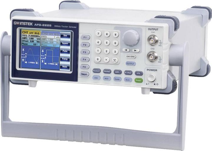 Immagine prodotto GW Instek AFG-2225 Generatore di funzioni alimentato a rete 0,1 Hz - 25 MHz a 2 canali Arb