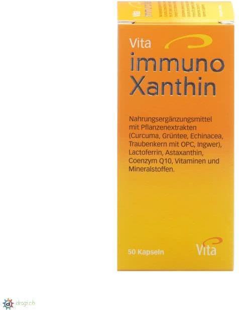 Produktbild Vita Immunoxanthin Kapseln (50 Stk) (50 Stück, Kapseln, 185 g)