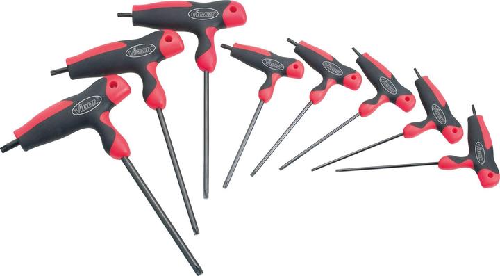 Produktbild Vigor T-Griff Schraubendreher Satz ∙ V1410 ∙ T Profil ∙ T 9 - T 40 ∙ Anzahl Werkzeuge: 8 (Torx (TX))