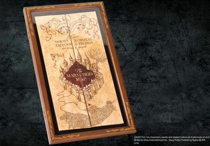 Produktbild Noble Collection Harry Potter Display fuer Die Karte des Herumtreibers