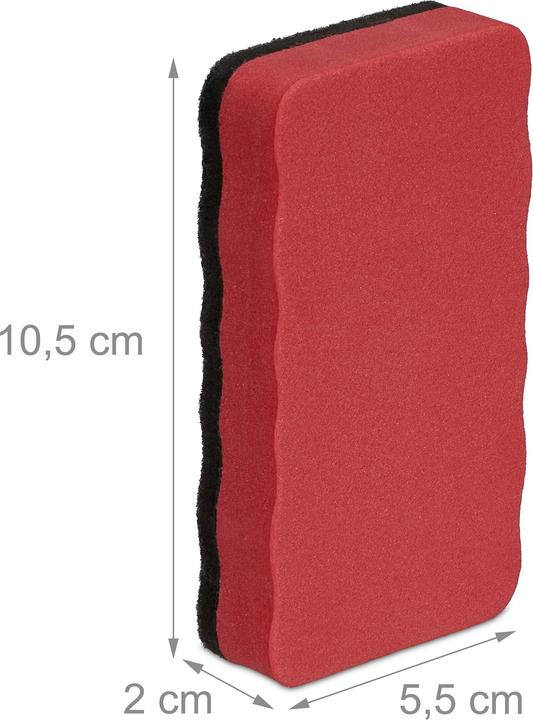 Actual product image Relaxdays 20x whiteboard sponge