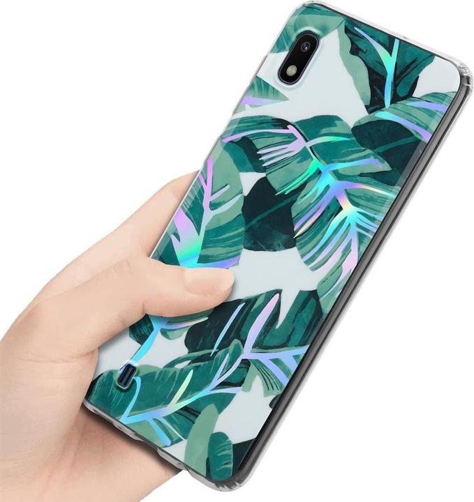 Immagine prodotto Cadorabo IMD TPU Colorful Flowers & Leaves Cover (Samsung Galaxy A10, HTC One M10)