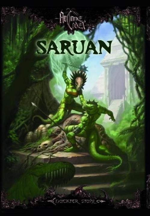 Actual product image Nackter Stahl NAS00017 - Arcane Codex: Saruan, Rollenspiel, 280 Seiten (DE-Erweiterung) (German)