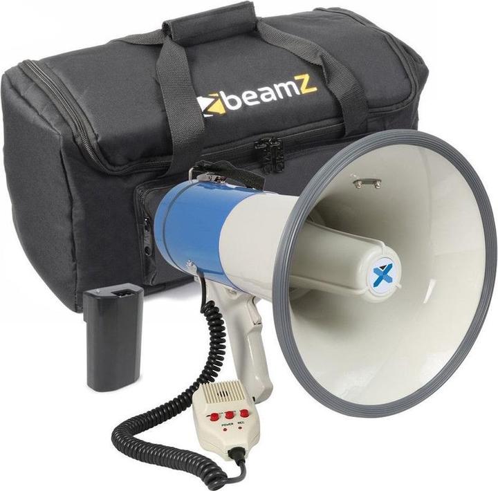 Immagine prodotto Vonyx meg060 megafono con sirena - incluso sacchetto e batteria ricaricabile - 60W (Megafono)