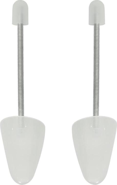 Actual product image VidaXL Shoe trees with spiral spring 5 pairs White EU 38-44 (38, 39, 40, 41, 42, 43, 44, 2 x)