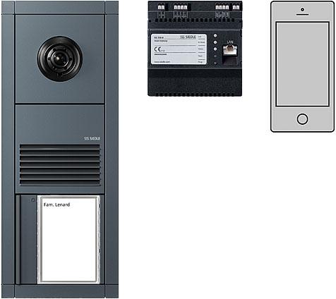 Siedle Video Set Vario mit SG 150 Anthr Set VVSG 700-1 AG
