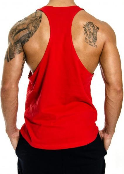 Actual product image Gym Generation Warriors Stringer RED (XL)