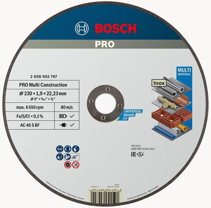 Bosch Professional Zubehör Snijschijf