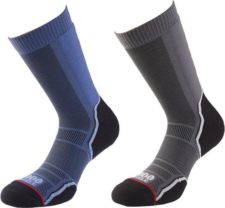 Actual product image 1000 Mile Womens/Ladies Trek Socks (Pack of 2) (43 - 45.5)