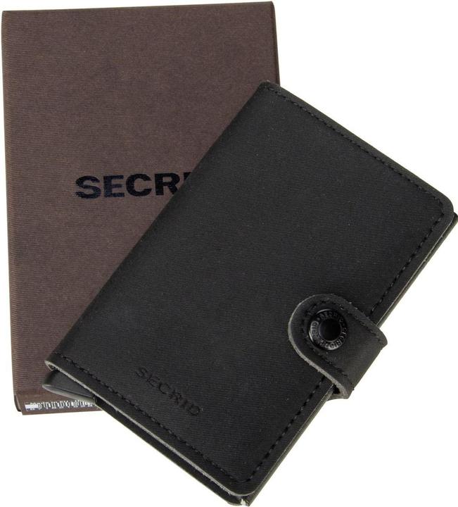 Produktbild Secrid Yard Powder Miniwallet -lompakko, musta