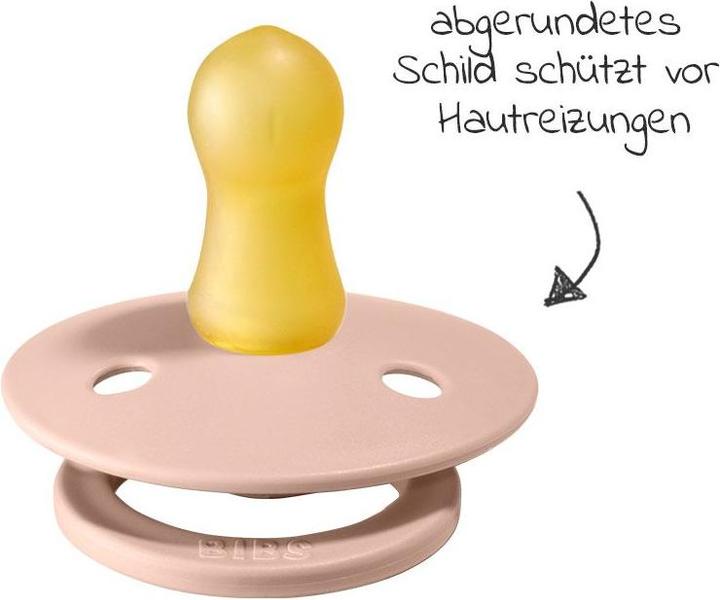 Actual product image Bibs 2-PACK S BLUSH & VANILLA Smoczek Uspokajający kauczuk Hevea (2 x, up to 6 M.)