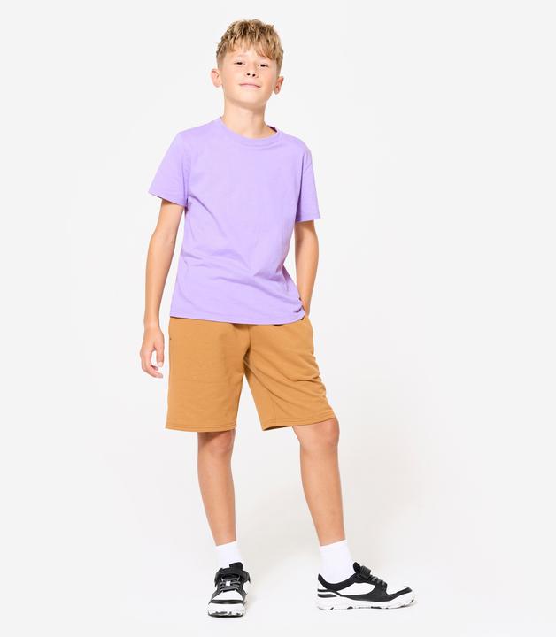 Produktbild Domyos Multisport Shorts Kinder Unisex - braun (10, 11, 12)