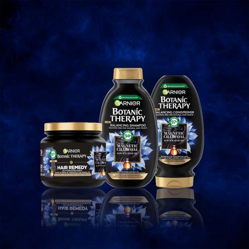 Image du produit Garnier Après-shampooing hydratant pour cheveux gras et secs ends Botanic Therapy Magnetic Charcoal (200 ml)