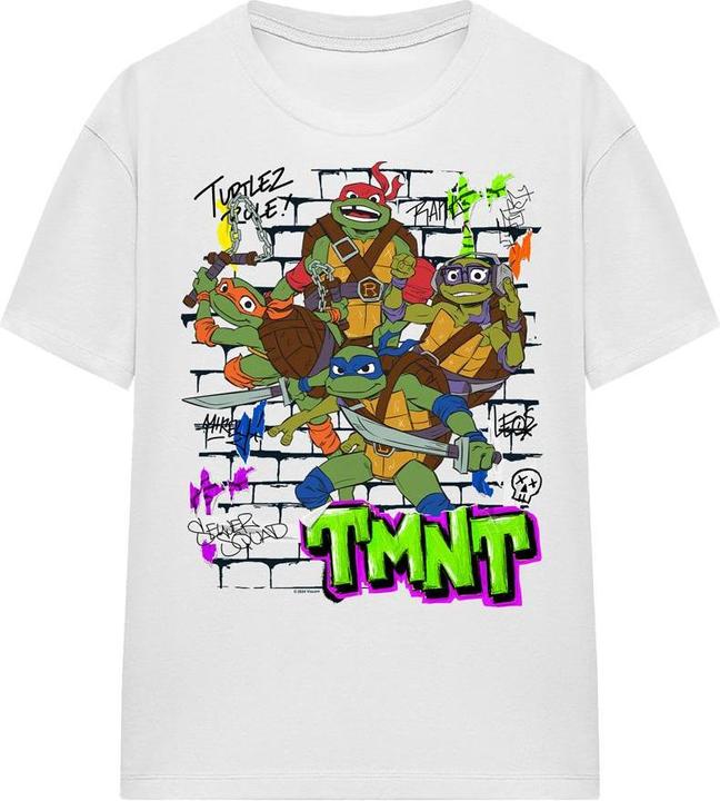 Immagine prodotto Teenage Mutant NT Maglietta Muro di Mattoni Poster Adulto Unisex (L)