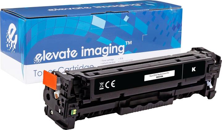 Actual product image Elevate Toner Cartridge CE410A (305A) Black for HP LaserJet Pro - 2.2k - Compatible