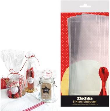 Image du produit Braun + Company Sachets transparents Diamon avec carton de fond (5 x)