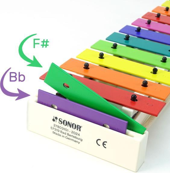 Immagine prodotto Sonor Orff Soprano Chimes Boomwhackers (Campanellini)