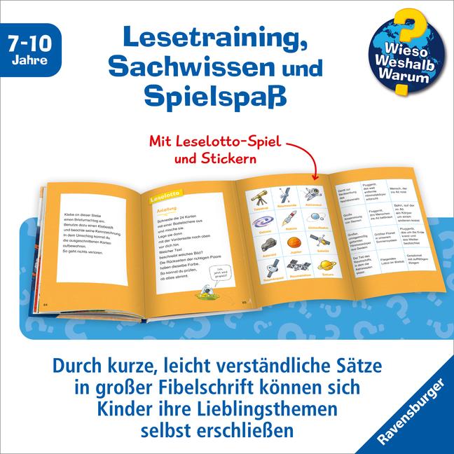 Produktbild Ravensburger Wieso? Weshalb? Warum? Erstleser: Weltraum (Band 4) (Deutsch, Gerhard Schröder, Carola von Kessel, 2021)