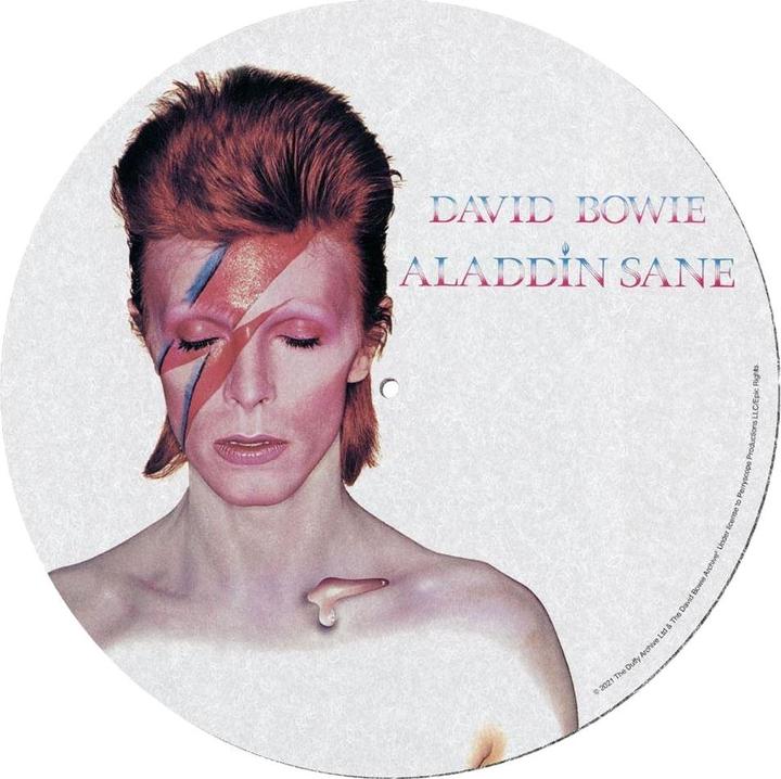 Produktbild David Bowie Matte Plattenteller Aladdin Sane (Plattenteller)