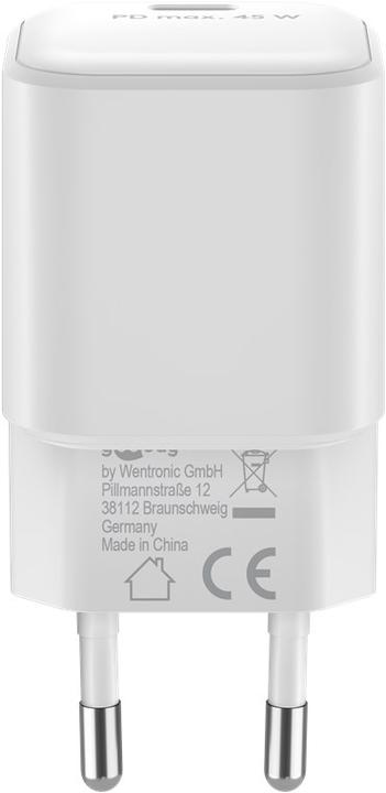 Image du produit Goobay Chargeur Rapide USB-C Nano avec technologie GaN (45 W)