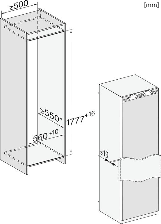 Nährwerte und Zutaten Miele K 7797 C R (296 l)