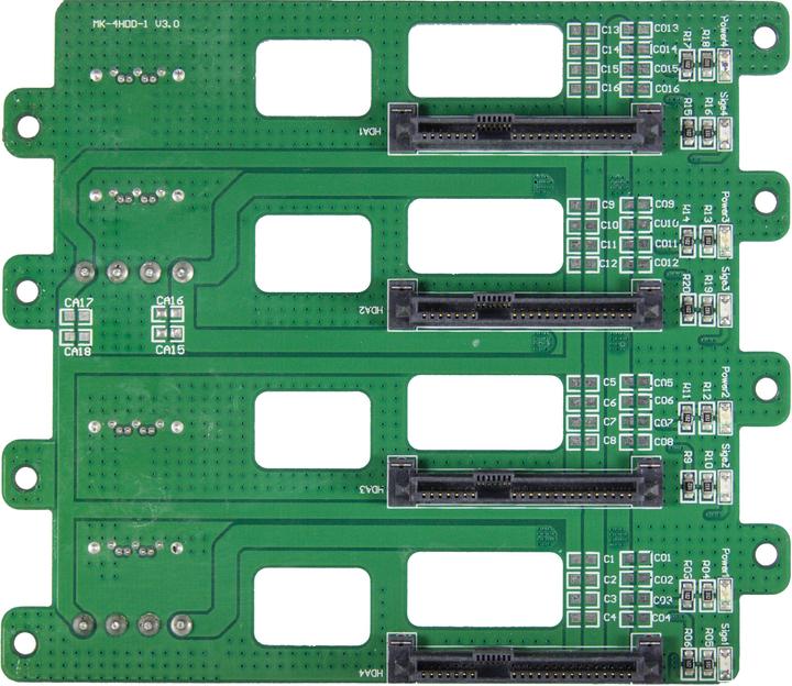 Actual product image Intertech Inter-Tech 48.3cm IPC 3U-3508 3HE STORAGE o.PSU