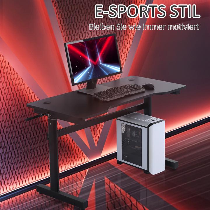 Actual product image Vinsetto Height adjustable desk (120 x 60 x 117 cm)