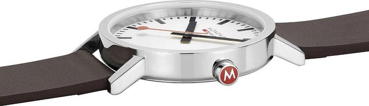 Actual product image Mondaine Classic - Vegan polished (Analogue wristwatch, Swiss made, 40 mm)