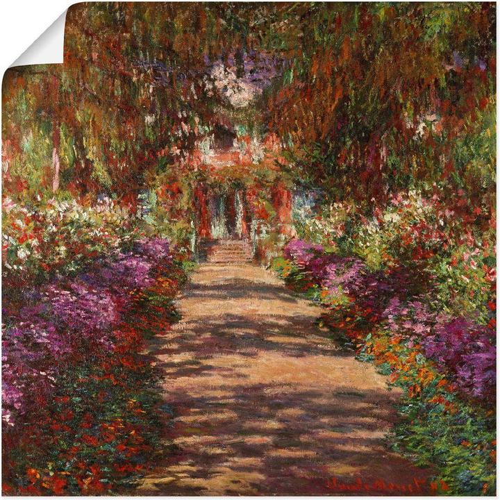 Immagine prodotto Artland Sentiero nel giardino di Monet a Giverny. 1902 T6UD (40x40 cm)